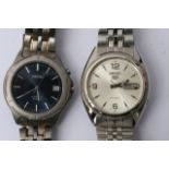 Two gents Seiko watches, one kinetic and one Seiko