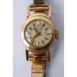 A lady's Breitling wrist watch with 9ct gold case