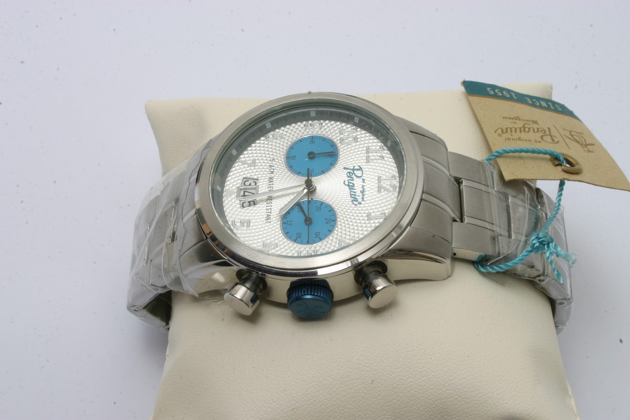 A boxed Gentleman's penguine chronograph watch - Image 3 of 6