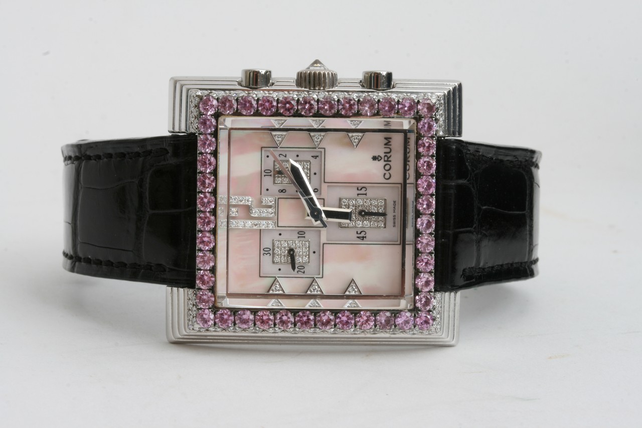 An Impressive Corum watch, The Aharm, the white go - Image 4 of 11