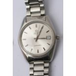 A vintage Gents Omega Seamaster watch stainless st