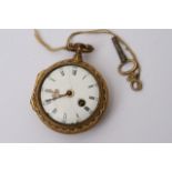 An 18th century Verge pocket watch maker R Rippon