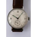 A rare 1950s Vintage Longines watch Crome cased th