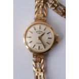 A lady's Rotary wrist watch with 9ct gold case and