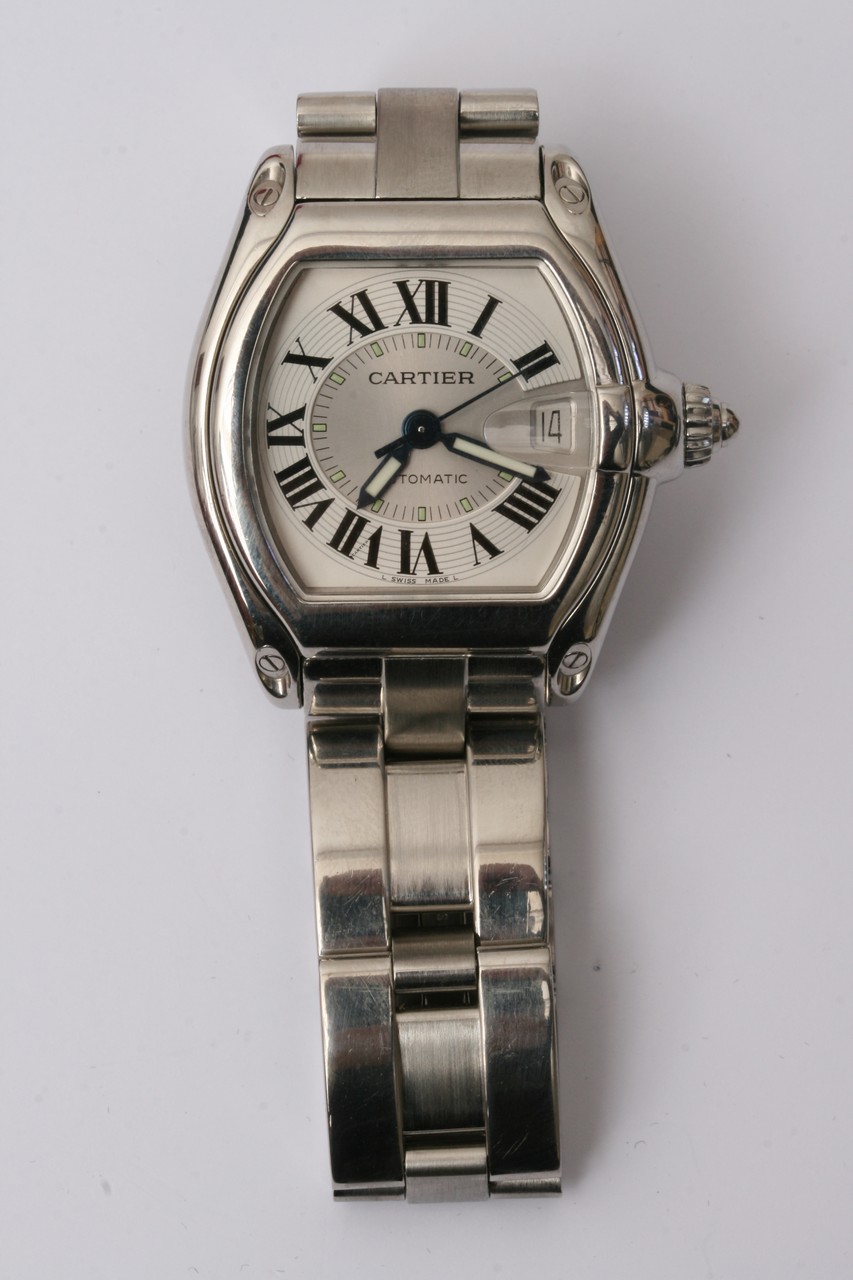 A Gents Cartier Roadster watch finished in polishe - Image 4 of 10