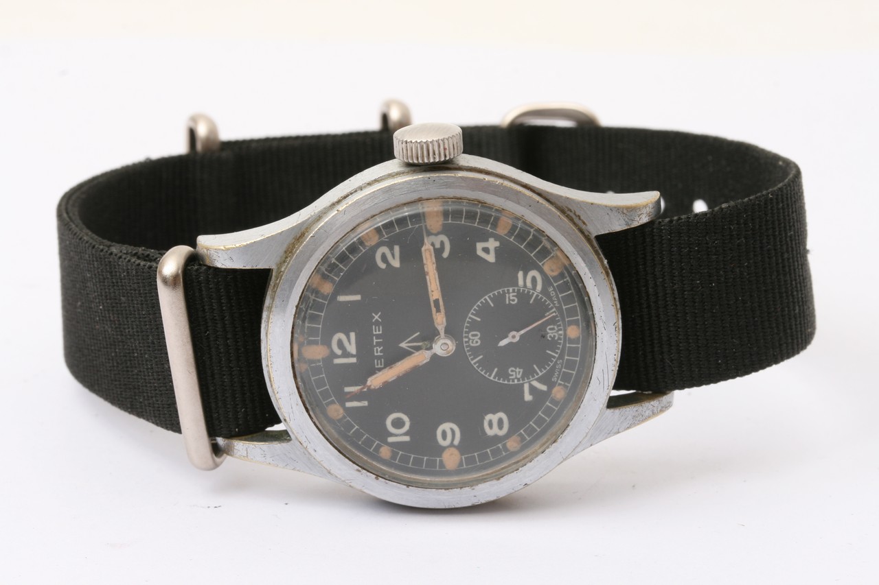 A genuine Vertex Military watch the black dial wit - Image 3 of 4