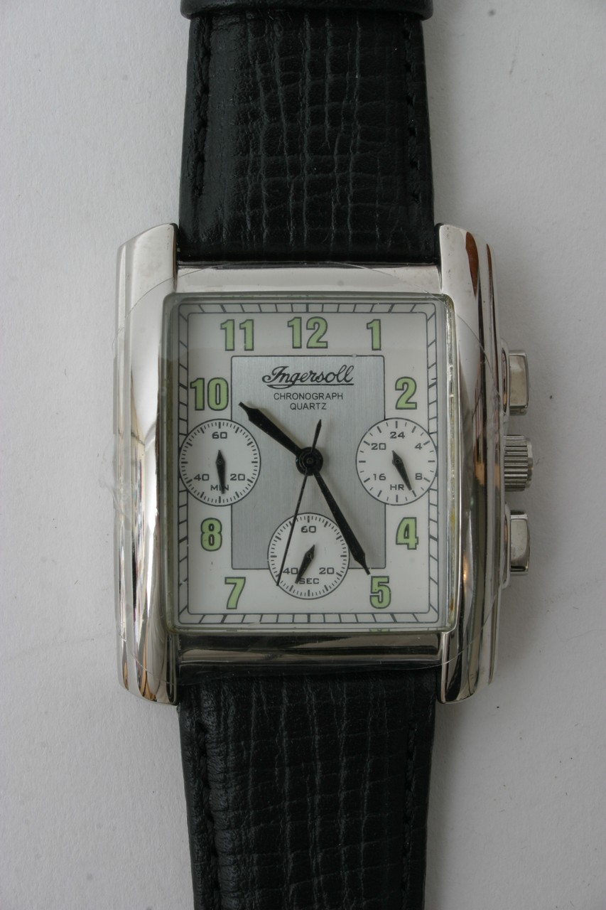 A boxed Ingersoll Gentleman's chronograph watch