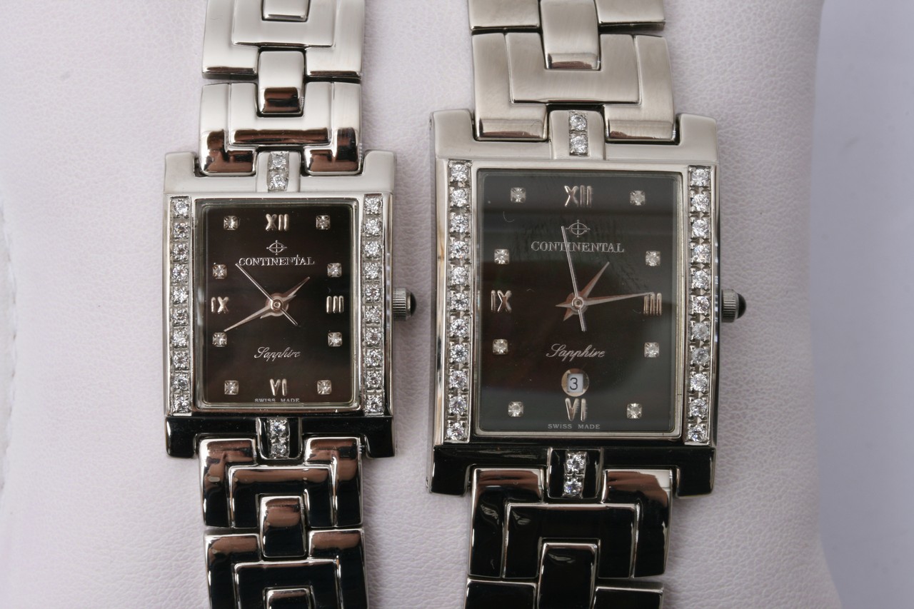 Two boxed Swiss made Contiental watches "the Sapph - Image 3 of 8