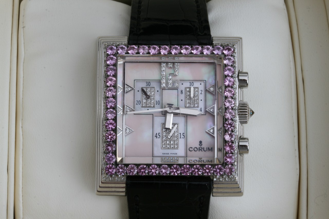 An Impressive Corum watch, The Aharm, the white go - Image 11 of 11