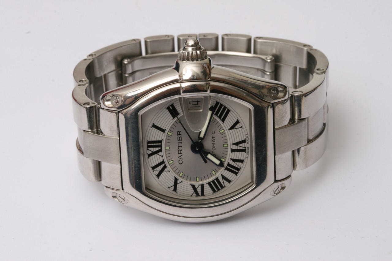 A Gents Cartier Roadster watch finished in polishe - Image 9 of 10