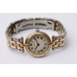 Cartier Panthere Ronde ladies steel and gold wrist