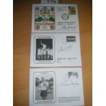 Tottenham Signed First Day Covers: Blanchflower tribute signed by Dyson, 1963 ECWC signed by