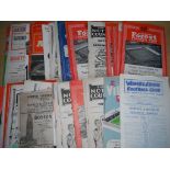 1950s 1960s Football Programmes: Includes 52/53 Surrey Semi Final Tooting + Mitcham v Dulwich Hamlet