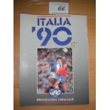 1990 World Cup Italian Version Football Programme: Excellent condition tournament brochure for