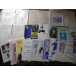 Southend United Home Testimonial Football Programmes: Possibly every one available from the first