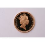 A Royal Mint 1997 1/10 OZ gold Proof Sovereign in