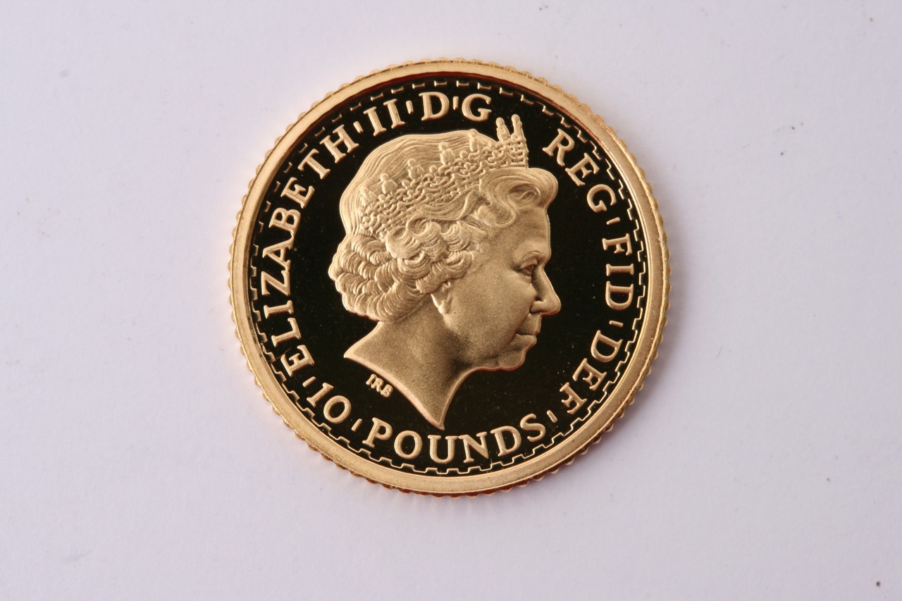 A Royal mint 1999 1/10 OZ gold Proof Sovereign in