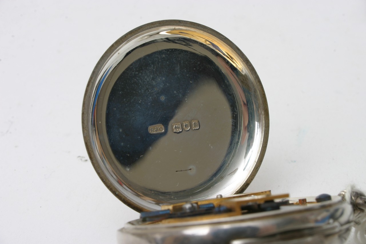 A Silver cased pocket pedometer London hallmarks 1 - Image 3 of 5