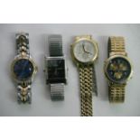 Four gents Rotary watches of various design and st