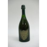 A bottle of vintage 1966 Dom Perignon Moët Chandon