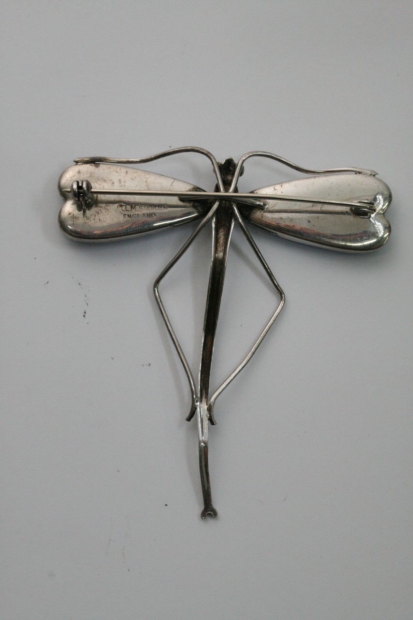 A decorative silver brooch, hallmarked Sterling, i - Image 2 of 4