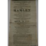 A poster dating to 1812 for the opening of the The