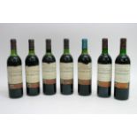 Six bottles of vintage wine Chateau Haut-Brisson S