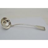A Georgian silver ladle, London Hallmarks 1800