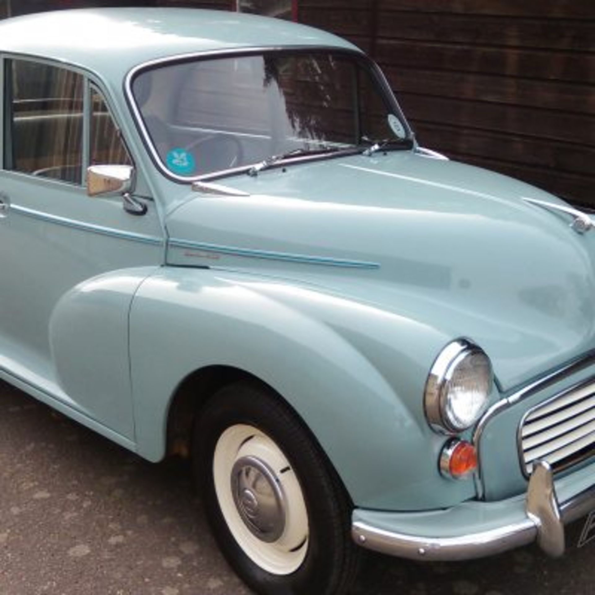 Morris Minor “Low mileage” 1964 - This lovely low mileage 1964 “Moggy Minor” has been owned by the - Image 2 of 14