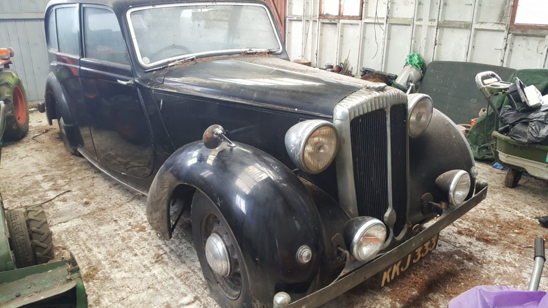 Daimler DB18 1947 “Royalty Owned” - What lurks in the various out-buildings, barns and garages of