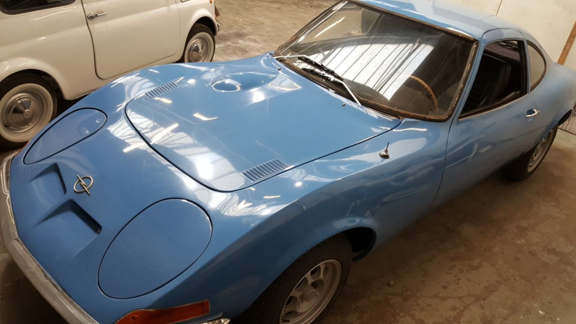 Opel “GT” 1972 - Found lurking in a barn in the South of France is this “abandoned restoration” Opel