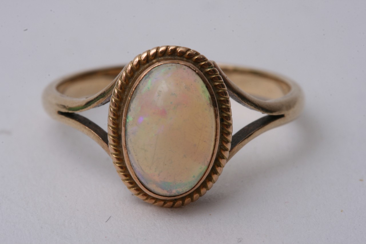 An opal ring