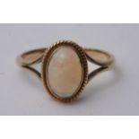 An opal ring