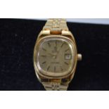 Ladies' Omega Seamasters gold watch circa 1960s