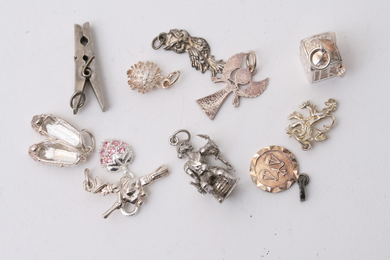 A Collection of 5 bags of Silver Charms (10 charms - Image 4 of 6