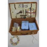 A Midwintwer picnic set in Mexicana pattern.