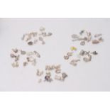 Five bags of Small Silver Charms