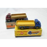 A boxed Dinky Bedford lorry (blue/yellow) No.408 together with a boxed Dinky Bedford lorry No.522