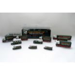 A boxed Corgi Eddie Stobart ERF Curtain sider No.75201 together with a collection of 11 unboxed