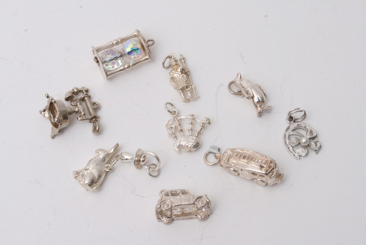 A Collection of 5 bags of Silver Charms (10 charms - Image 6 of 6