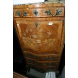 A 20th century marquetry secretaire of French design