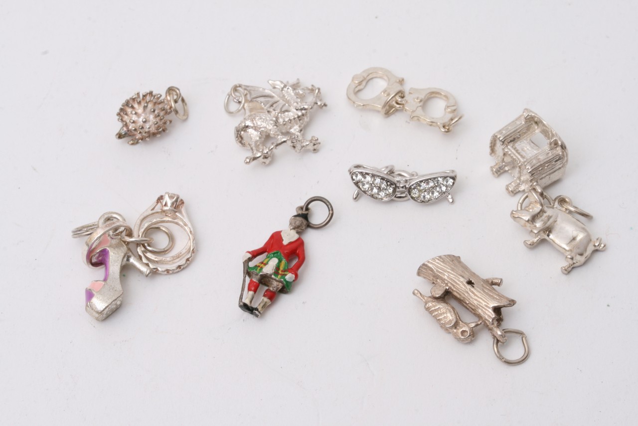 A Collection of 5 bags of Silver Charms (10 charms - Image 5 of 6