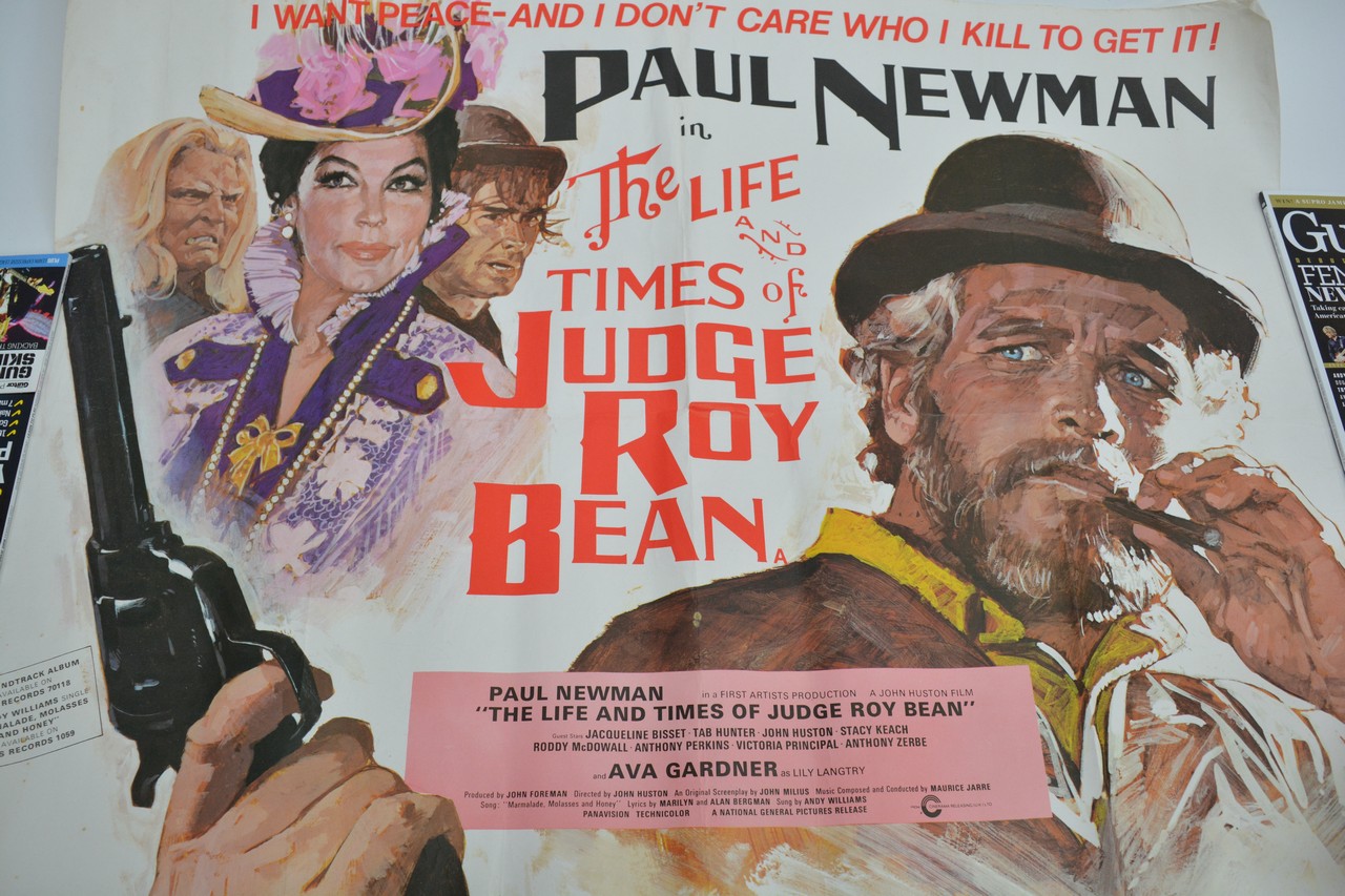 A collection of 5 film posters including paint your wagon, life & time of fudge Roy Bean, The man - Image 2 of 5