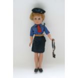 An interesting 1960s doll with authentic hand made girl guides uniform and cap