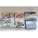 A collection of boxed Lego Star Wars toys including The Technic 8002