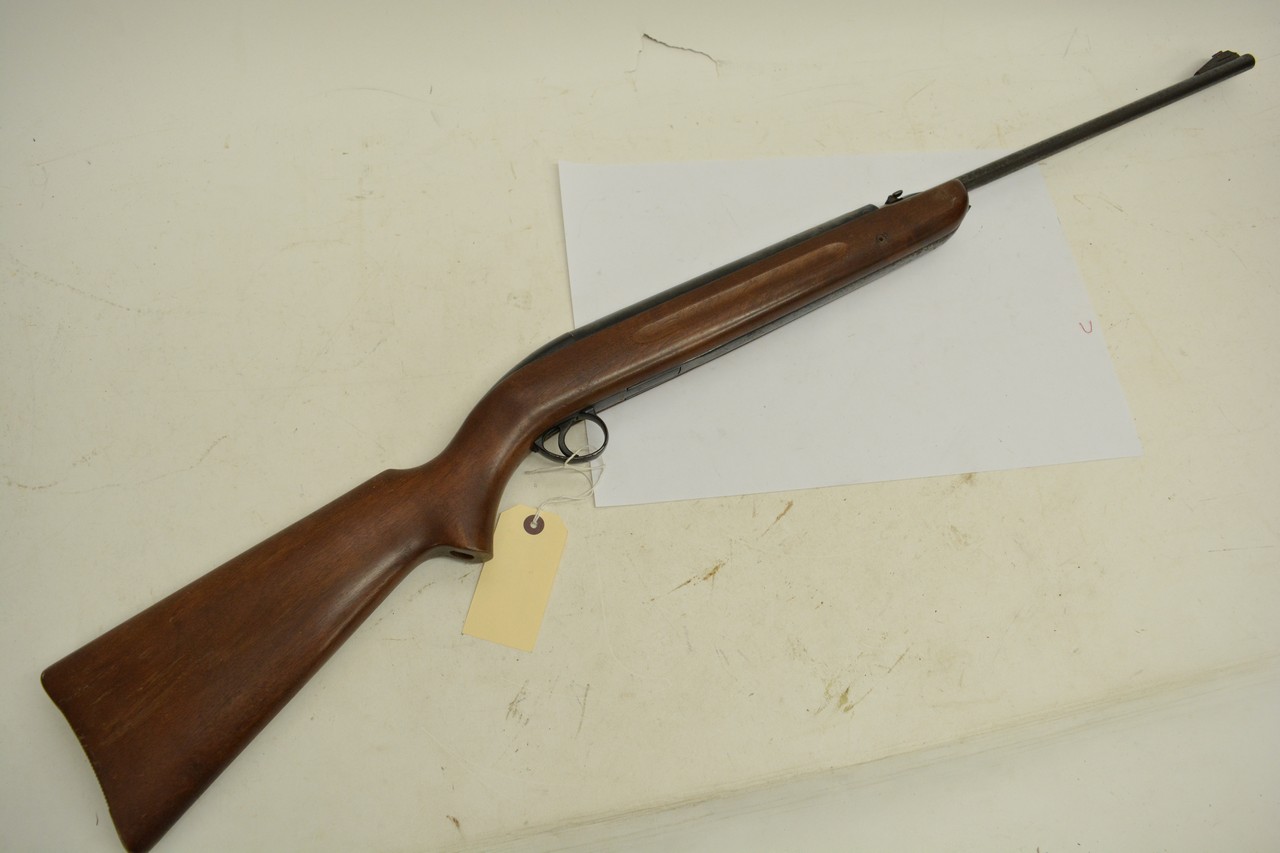 A vintage BSA airsporter .22 air rifle.