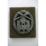 A German WW2 Style General Assault Badge marked "5