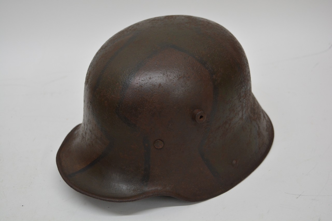 A Model M16 Stalhelm tin helmet with liner and fad