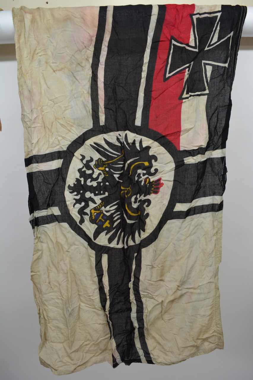 A German war flag depicting the Reichsadler dated