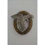 A German WW2 Style Luftwaffe observers badge with